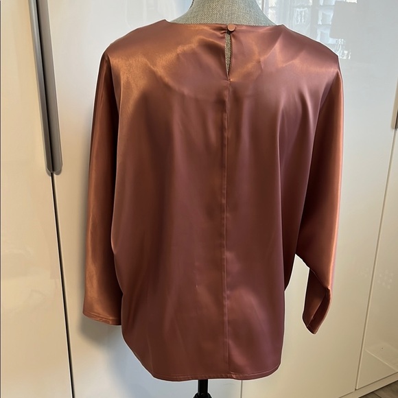 🩷 HOST PICK NWOT Blush Satiny Maxi Skirt Coord, Size L - Picture 10 of 16